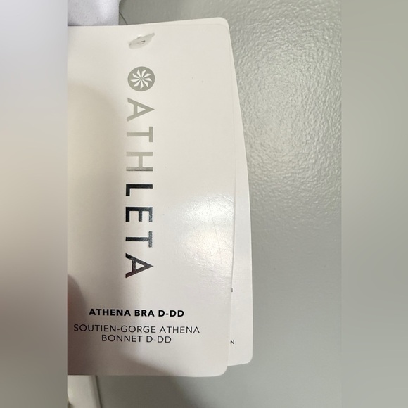NWT Athleta One-Shoulder Crop Top/ Bra - Picture 3 of 4